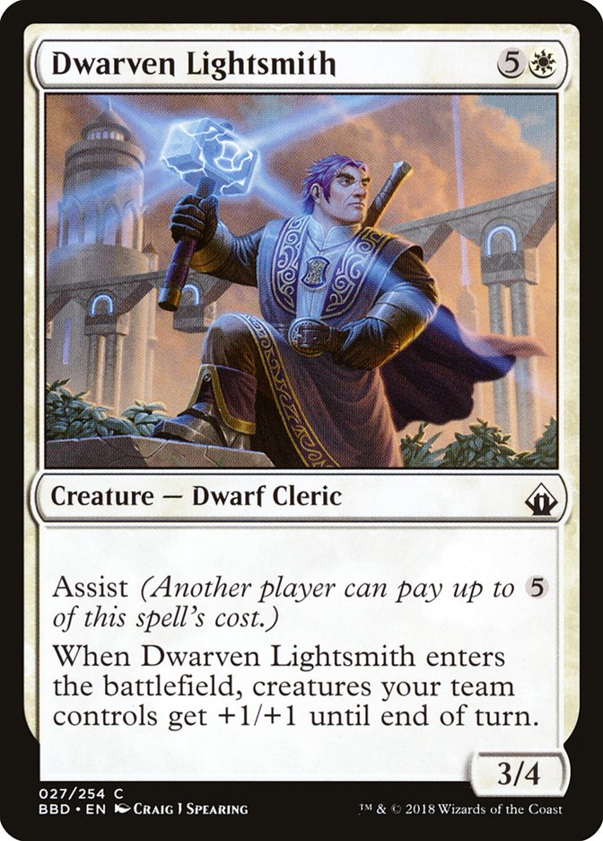 Dwarven Lightsmith [Battlebond] MTG Single Magic: The Gathering    | Red Claw Gaming