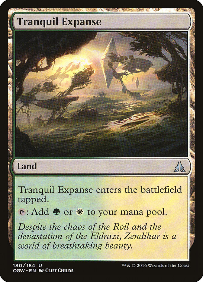 Tranquil Expanse [Oath of the Gatewatch] MTG Single Magic: The Gathering    | Red Claw Gaming
