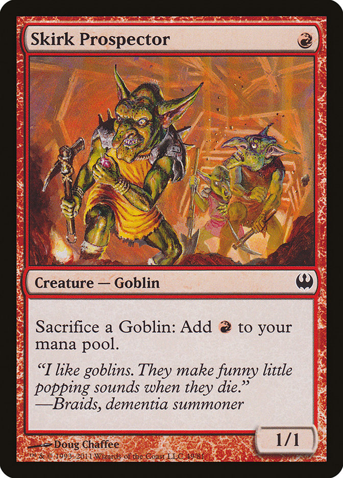 Skirk Prospector [Duel Decks: Knights vs. Dragons] MTG Single Magic: The Gathering    | Red Claw Gaming