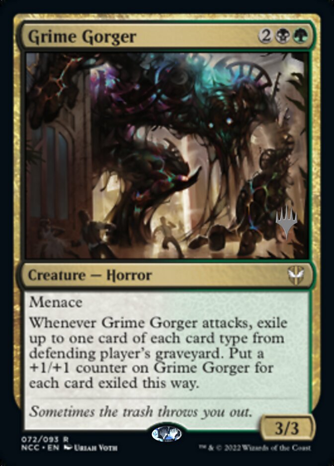 Grime Gorger (Promo Pack) [Streets of New Capenna Commander Promos] MTG Single Magic: The Gathering    | Red Claw Gaming