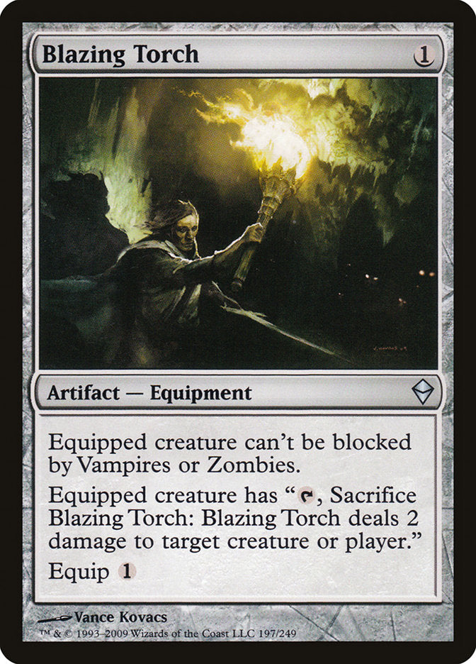 Blazing Torch [Zendikar] MTG Single Magic: The Gathering    | Red Claw Gaming