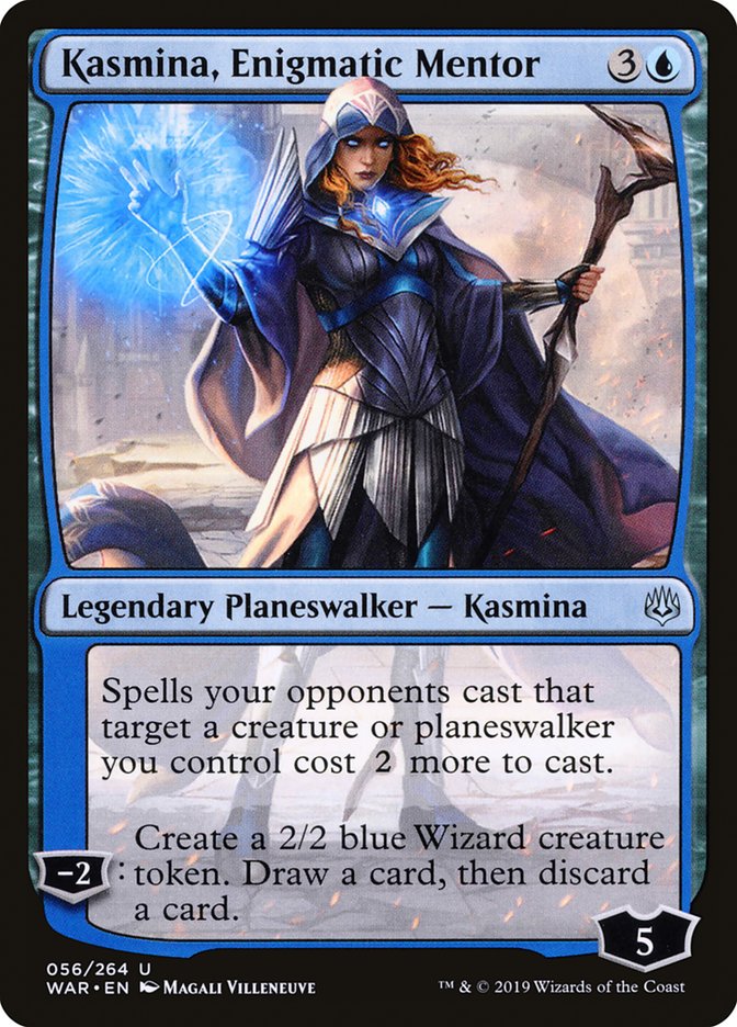 Kasmina, Enigmatic Mentor [War of the Spark] MTG Single Magic: The Gathering    | Red Claw Gaming