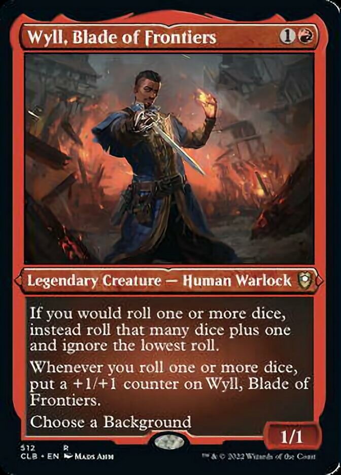 Wyll, Blade of Frontiers (Foil Etched) [Commander Legends: Battle for Baldur's Gate] MTG Single Magic: The Gathering    | Red Claw Gaming