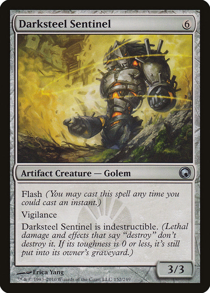 Darksteel Sentinel [Scars of Mirrodin] MTG Single Magic: The Gathering    | Red Claw Gaming