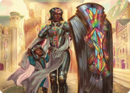 Guardian of New Benalia Art Card [Dominaria United Art Series] MTG Single Magic: The Gathering    | Red Claw Gaming