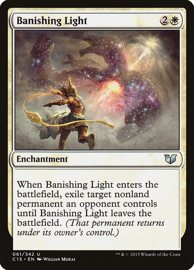 Banishing Light [Commander 2015] MTG Single Magic: The Gathering    | Red Claw Gaming