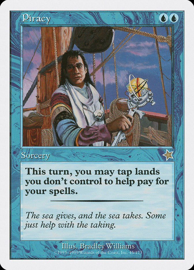 Piracy [Starter 1999] MTG Single Magic: The Gathering    | Red Claw Gaming
