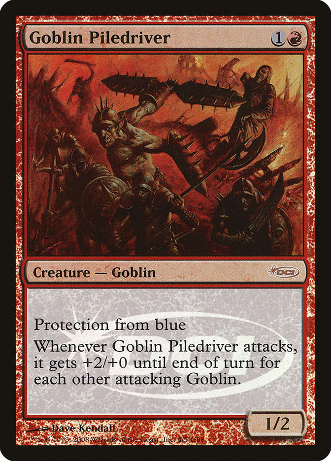 Goblin Piledriver [Judge Gift Cards 2008] MTG Single Magic: The Gathering    | Red Claw Gaming
