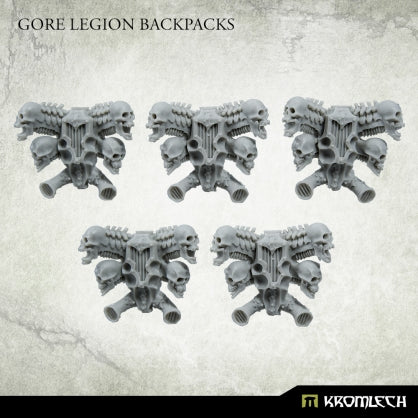 Gore Legion Backpacks (5) Minatures Kromlech    | Red Claw Gaming