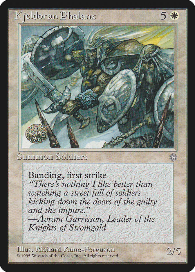 Kjeldoran Phalanx [Ice Age] MTG Single Magic: The Gathering    | Red Claw Gaming
