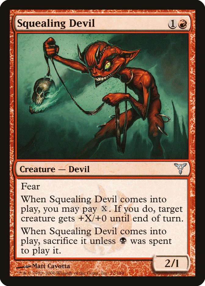 Squealing Devil [Dissension] MTG Single Magic: The Gathering    | Red Claw Gaming