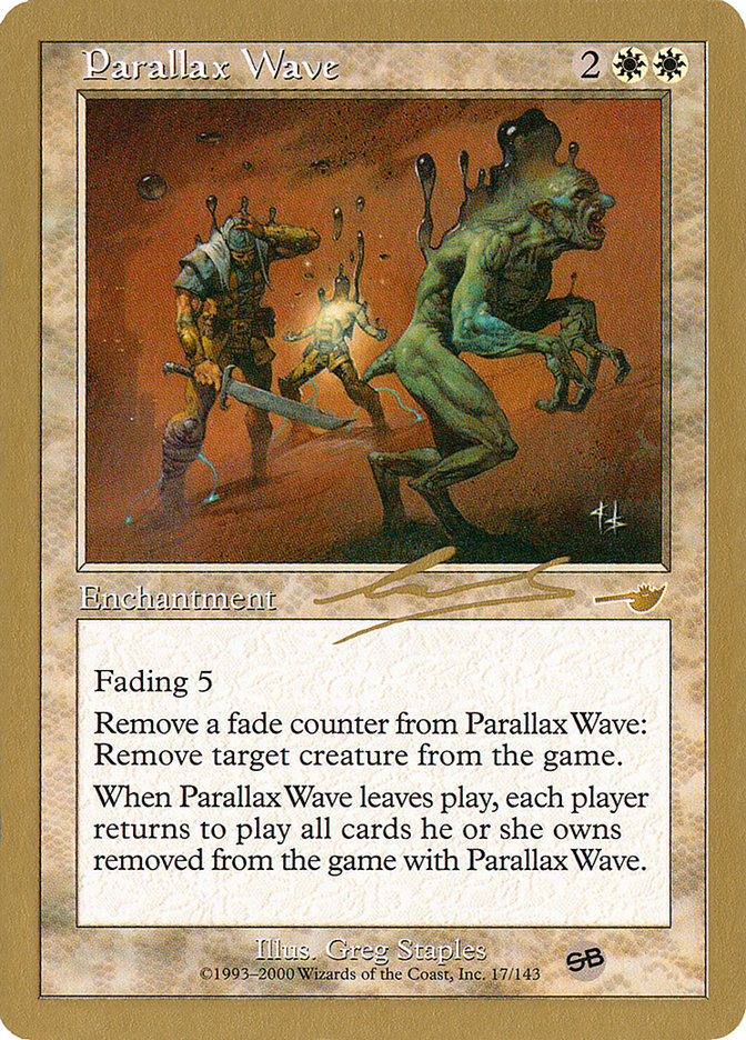 Parallax Wave (Nicolas Labarre) (SB) [World Championship Decks 2000] MTG Single Magic: The Gathering    | Red Claw Gaming