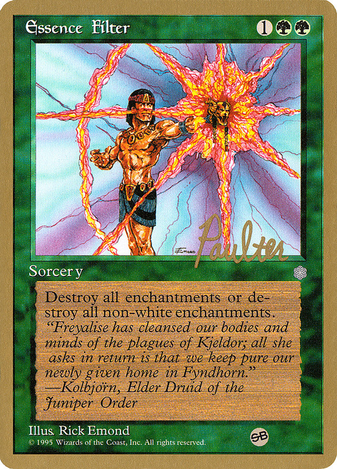 Essence Filter (Preston Poulter) (SB) [Pro Tour Collector Set] MTG Single Magic: The Gathering    | Red Claw Gaming