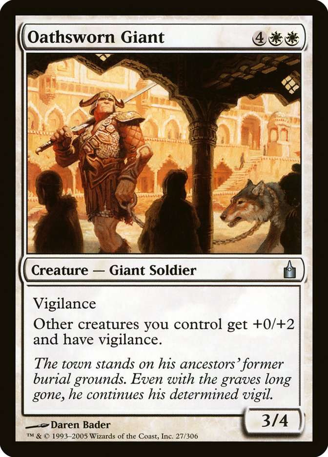 Oathsworn Giant [Ravnica: City of Guilds] MTG Single Magic: The Gathering    | Red Claw Gaming