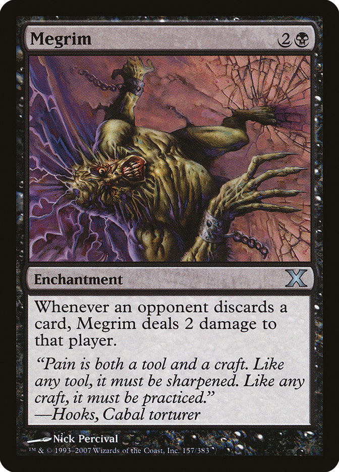 Megrim [Tenth Edition] MTG Single Magic: The Gathering    | Red Claw Gaming