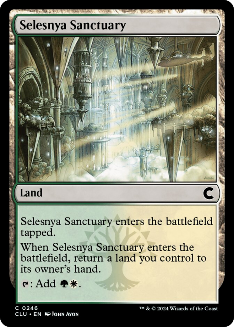 Selesnya Sanctuary [Ravnica: Clue Edition] MTG Single Magic: The Gathering    | Red Claw Gaming