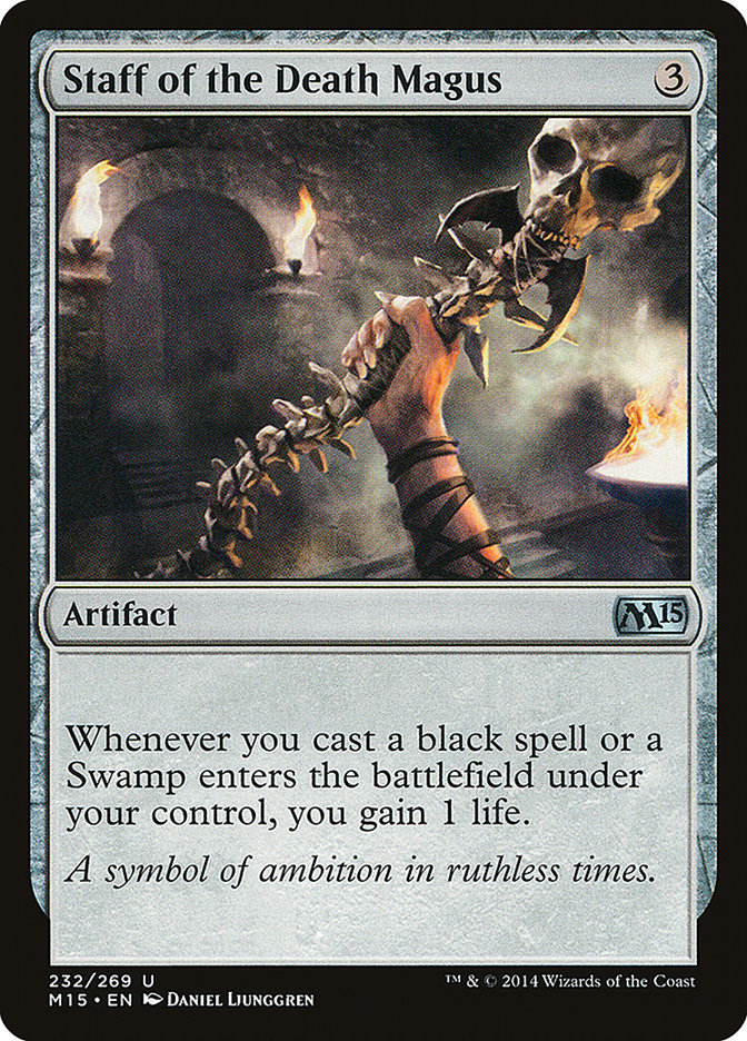 Staff of the Death Magus [Magic 2015] MTG Single Magic: The Gathering    | Red Claw Gaming