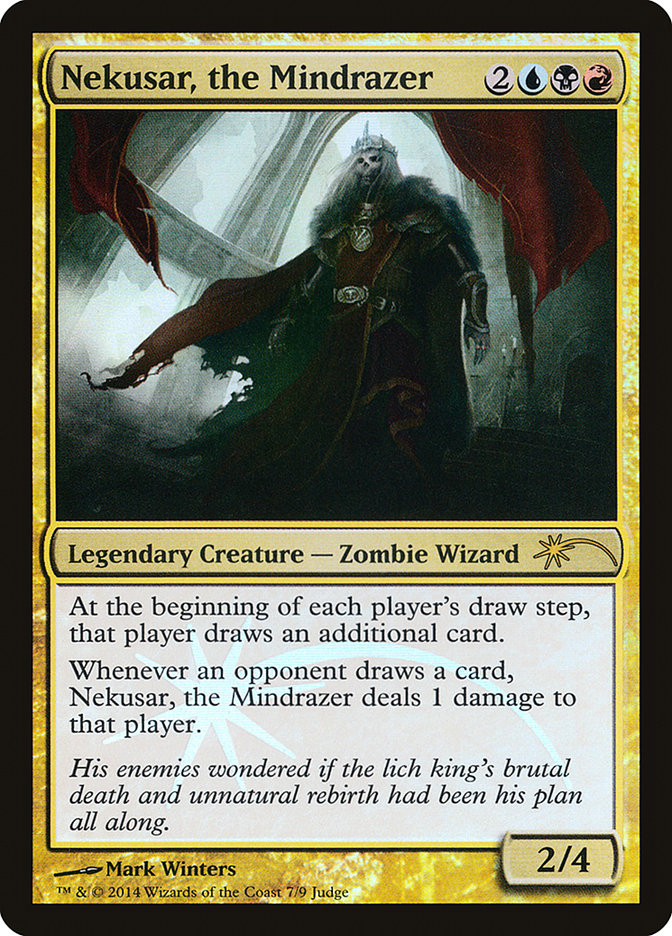 Nekusar, the Mindrazer [Judge Gift Cards 2014] MTG Single Magic: The Gathering    | Red Claw Gaming