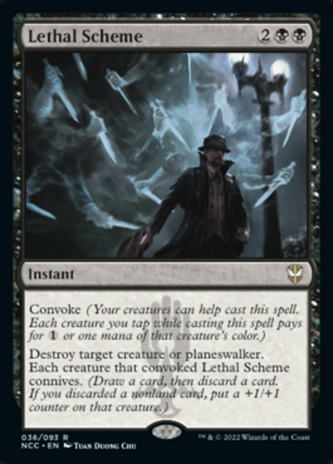 Lethal Scheme [Streets of New Capenna Commander] MTG Single Magic: The Gathering    | Red Claw Gaming