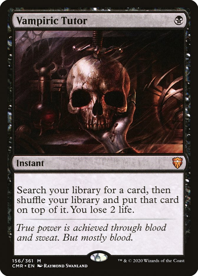Vampiric Tutor [Commander Legends] MTG Single Magic: The Gathering    | Red Claw Gaming