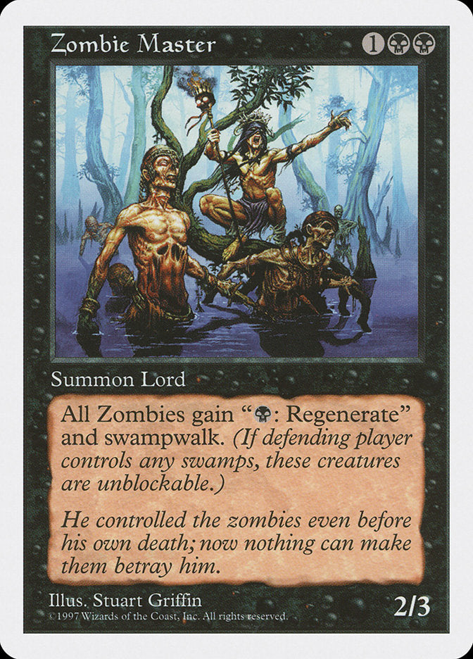 Zombie Master [Fifth Edition] MTG Single Magic: The Gathering    | Red Claw Gaming