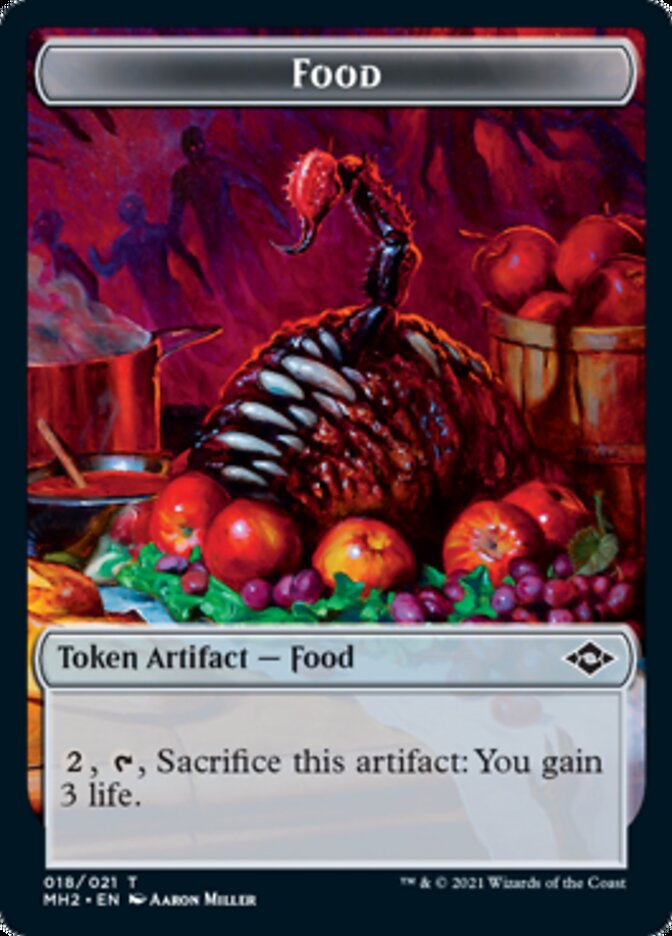 Crab // Food (18) Double-Sided Token [Modern Horizons 2 Tokens] MTG Single Magic: The Gathering    | Red Claw Gaming