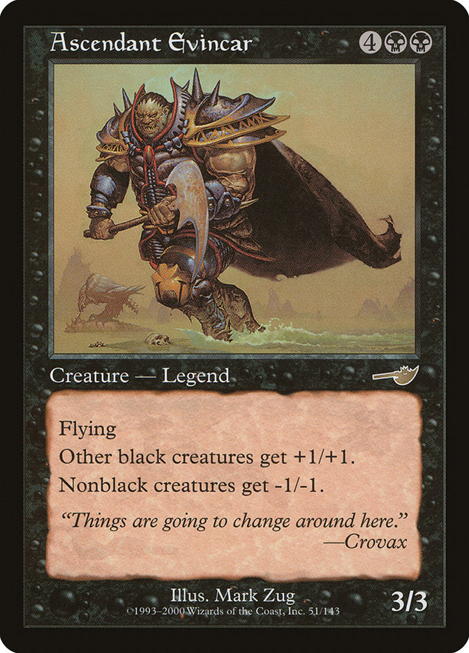 Ascendant Evincar [Nemesis] MTG Single Magic: The Gathering    | Red Claw Gaming