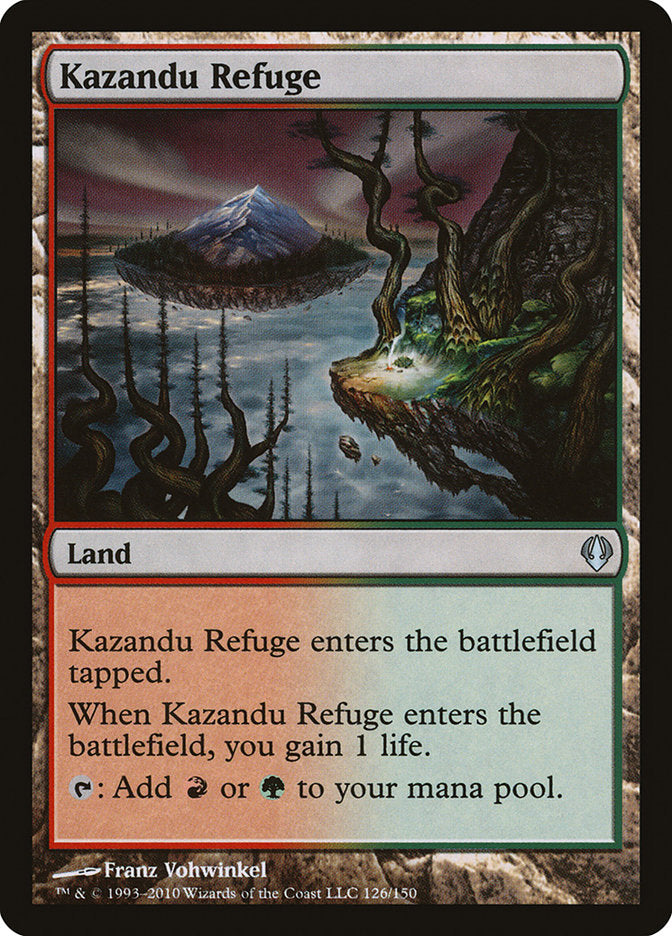 Kazandu Refuge [Archenemy] MTG Single Magic: The Gathering    | Red Claw Gaming