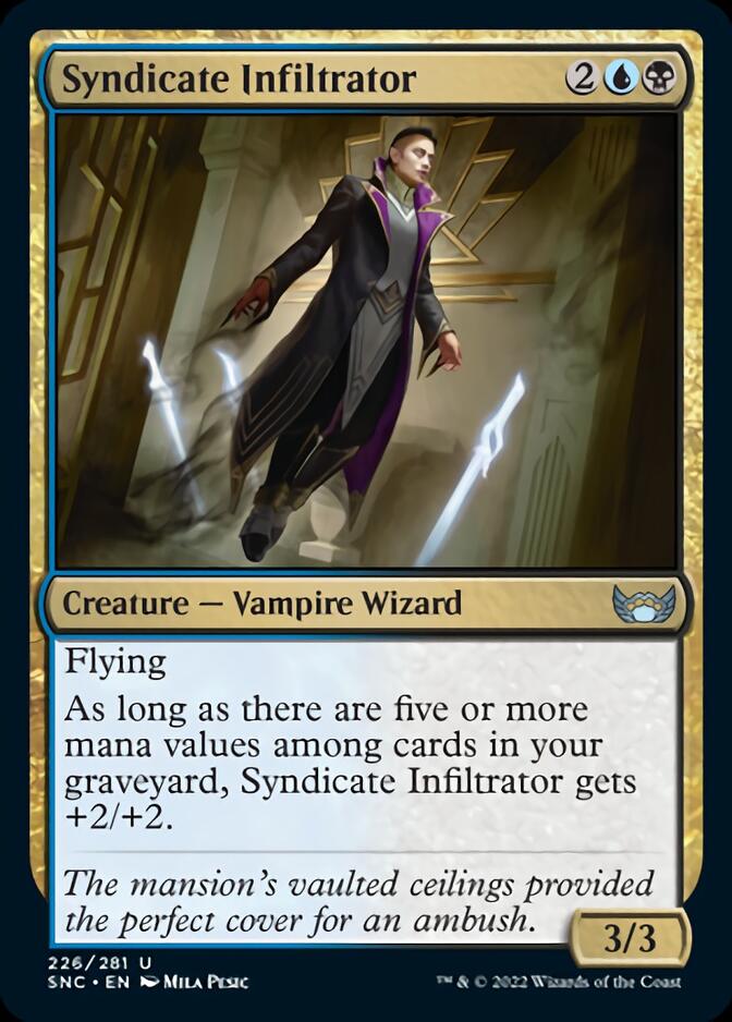 Syndicate Infiltrator [Streets of New Capenna] MTG Single Magic: The Gathering    | Red Claw Gaming