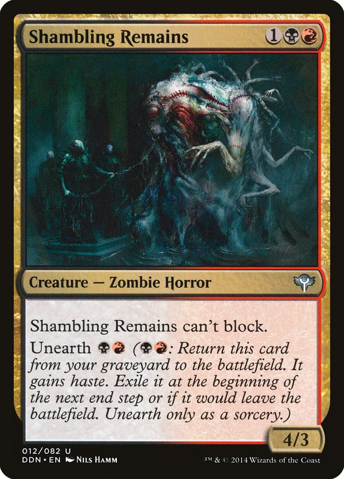 Shambling Remains [Duel Decks: Speed vs. Cunning] MTG Single Magic: The Gathering    | Red Claw Gaming