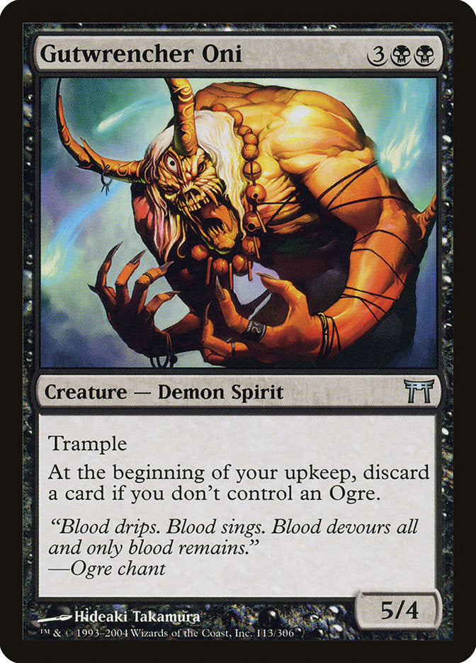 Gutwrencher Oni [Champions of Kamigawa] MTG Single Magic: The Gathering    | Red Claw Gaming