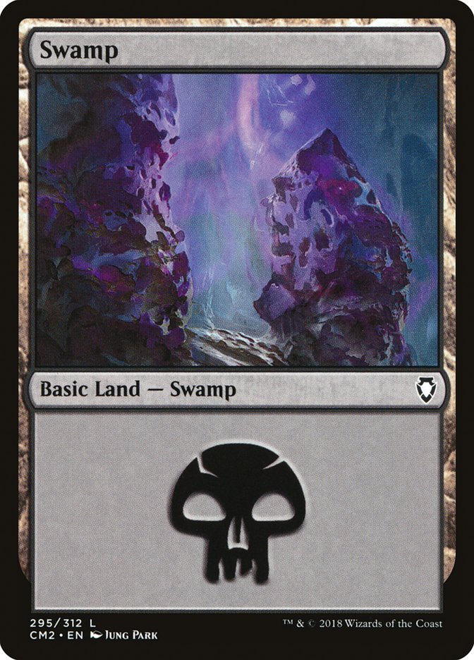 Swamp (295) [Commander Anthology Volume II] MTG Single Magic: The Gathering    | Red Claw Gaming