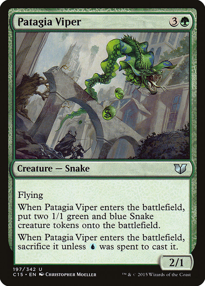 Patagia Viper [Commander 2015] MTG Single Magic: The Gathering    | Red Claw Gaming