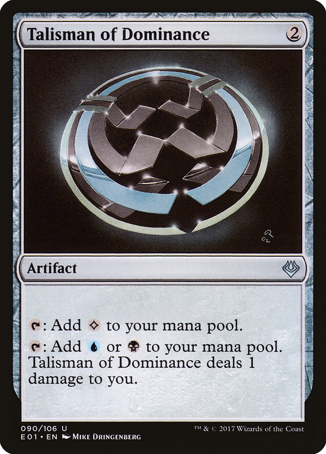 Talisman of Dominance [Archenemy: Nicol Bolas] MTG Single Magic: The Gathering    | Red Claw Gaming