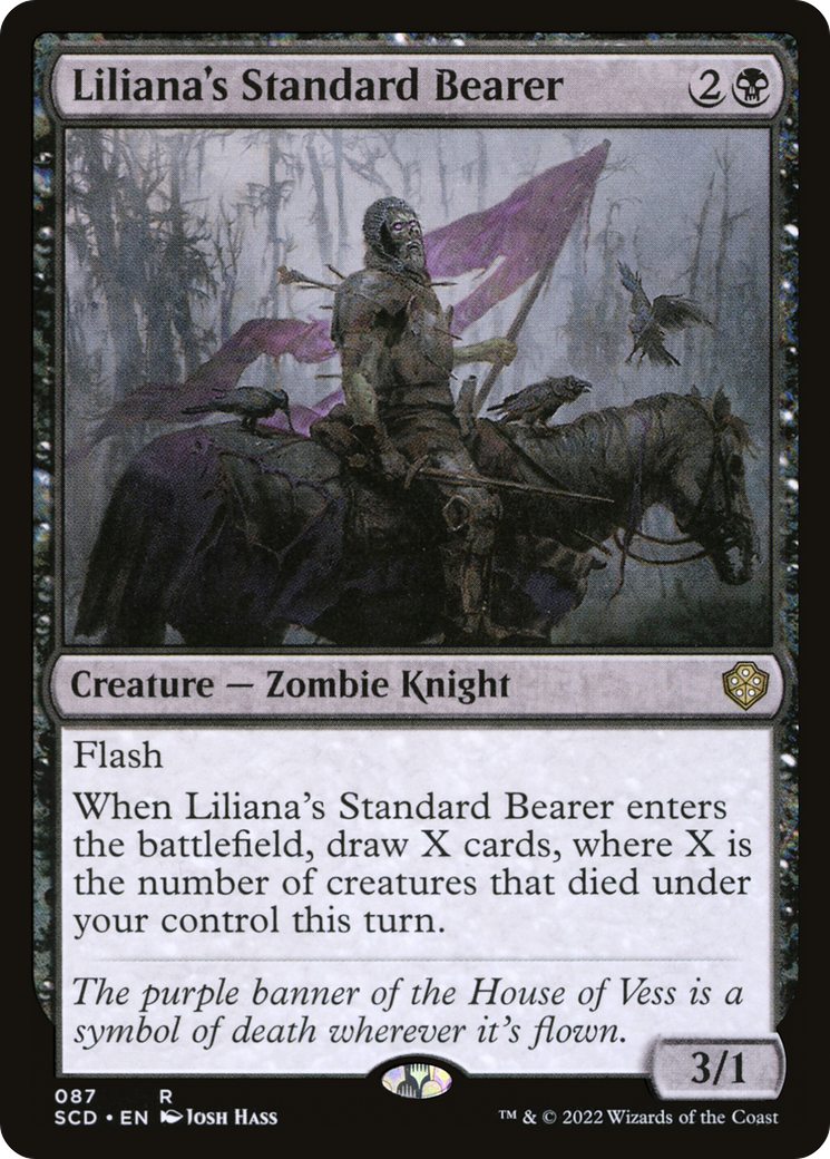 Liliana's Standard Bearer [Starter Commander Decks] MTG Single Magic: The Gathering    | Red Claw Gaming