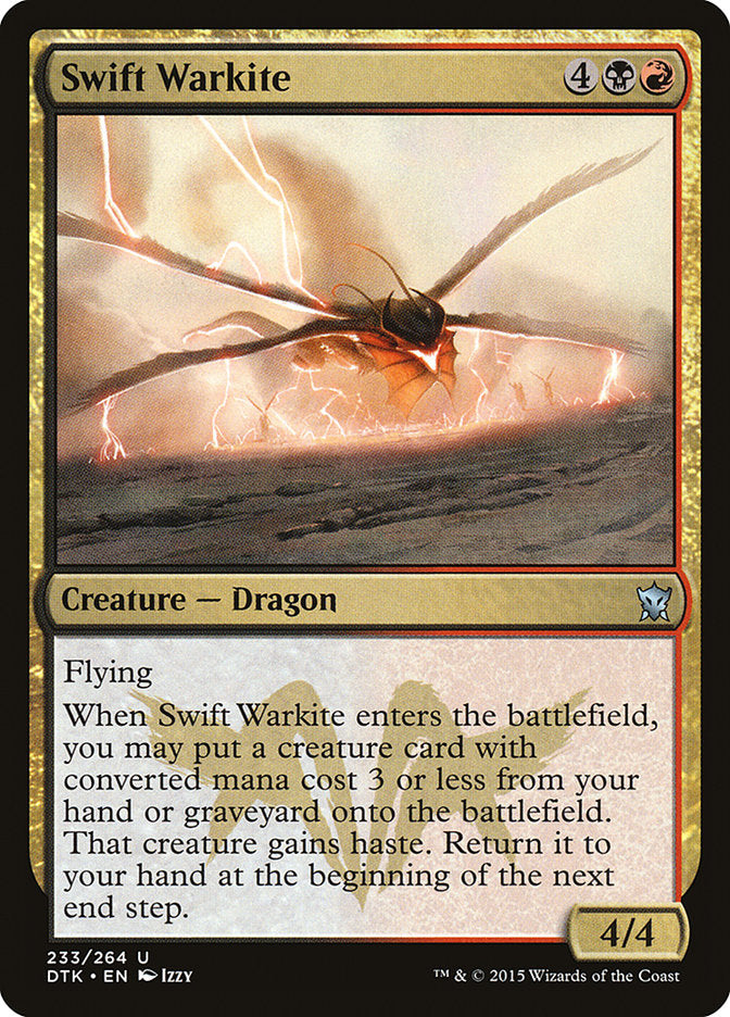Swift Warkite [Dragons of Tarkir] MTG Single Magic: The Gathering    | Red Claw Gaming