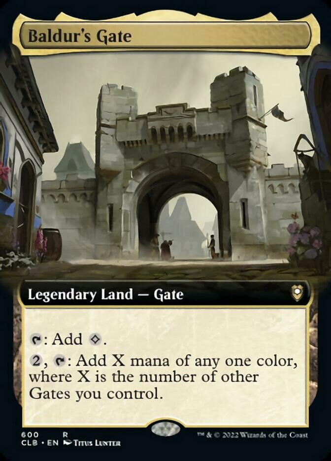 Baldur's Gate (Extended Art) [Commander Legends: Battle for Baldur's Gate] MTG Single Magic: The Gathering    | Red Claw Gaming