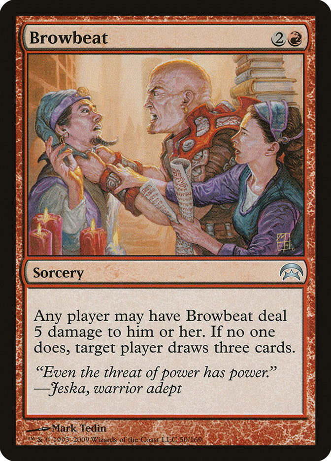 Browbeat [Planechase] MTG Single Magic: The Gathering    | Red Claw Gaming