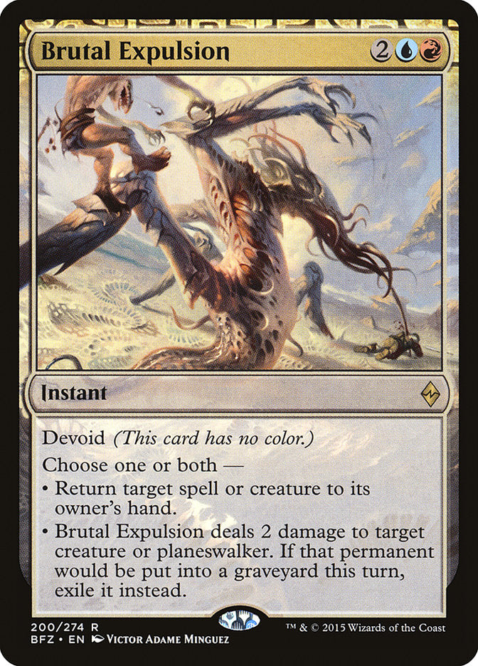 Brutal Expulsion [Battle for Zendikar] MTG Single Magic: The Gathering    | Red Claw Gaming