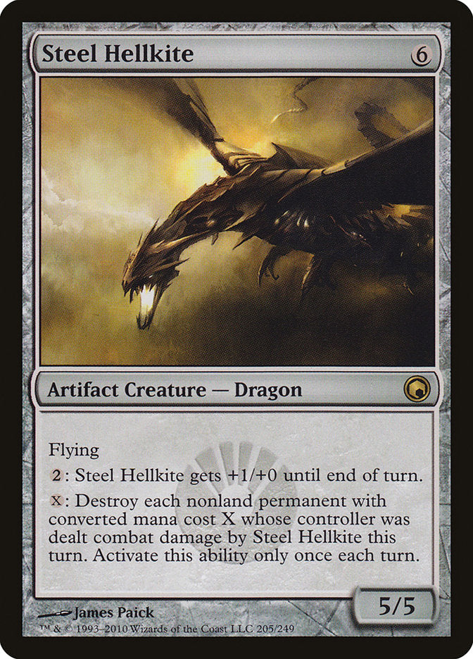 Steel Hellkite [Scars of Mirrodin] MTG Single Magic: The Gathering    | Red Claw Gaming