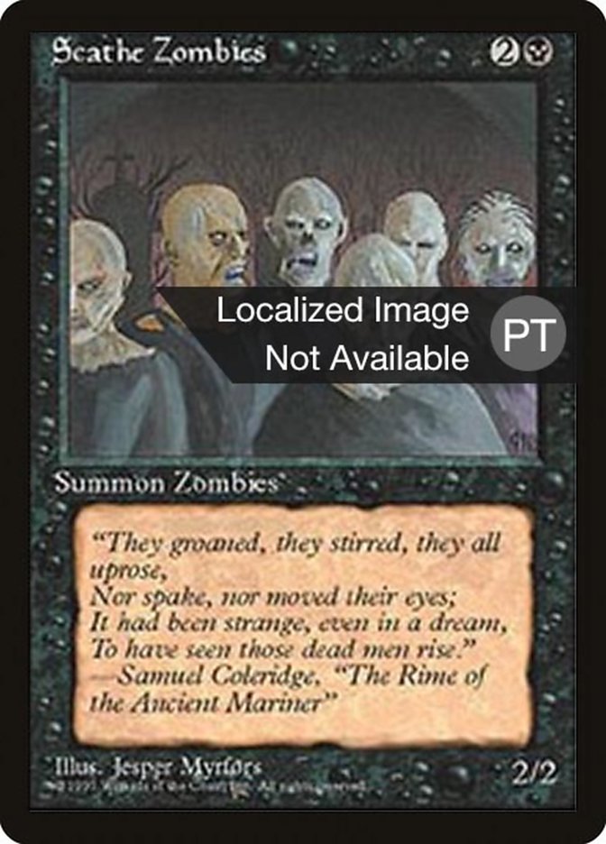 Scathe Zombies [Fourth Edition (Foreign Black Border)] MTG Single Magic: The Gathering    | Red Claw Gaming