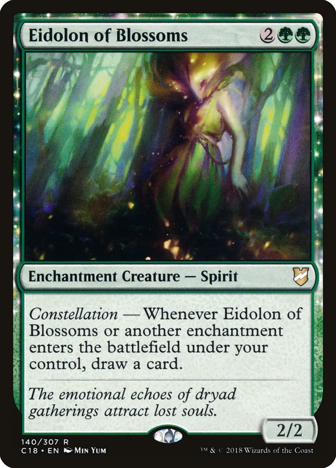 Eidolon of Blossoms [Commander 2018] MTG Single Magic: The Gathering    | Red Claw Gaming
