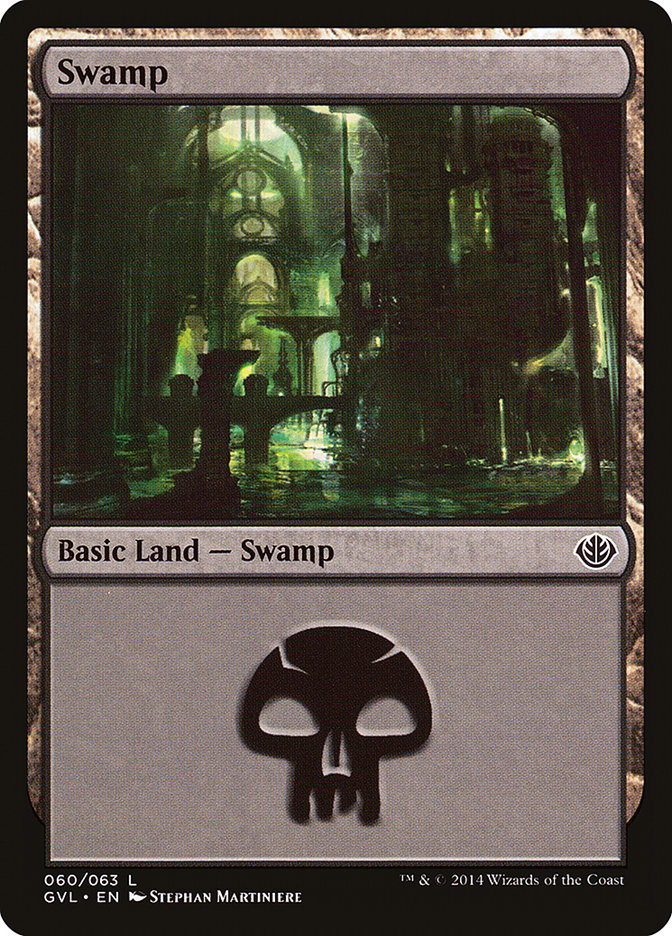 Swamp (60) (Garruk vs. Liliana) [Duel Decks Anthology] MTG Single Magic: The Gathering    | Red Claw Gaming