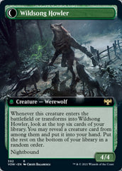Howlpack Piper // Wildsong Howler (Extended Art) [Innistrad: Crimson Vow] MTG Single Magic: The Gathering    | Red Claw Gaming