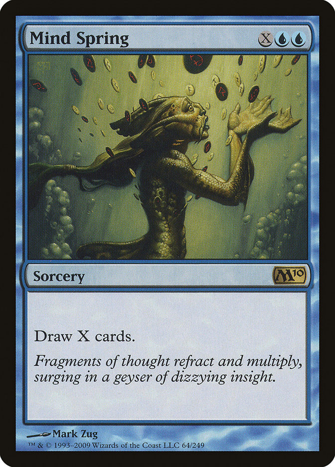 Mind Spring [Magic 2010] MTG Single Magic: The Gathering    | Red Claw Gaming