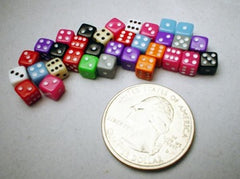 Tiny 30 Piece Assorted Dice Dice Kaplow Opaque   | Red Claw Gaming