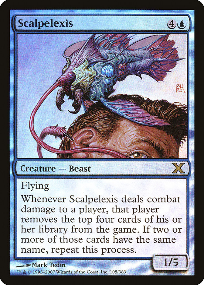 Scalpelexis (Premium Foil) [Tenth Edition] MTG Single Magic: The Gathering    | Red Claw Gaming