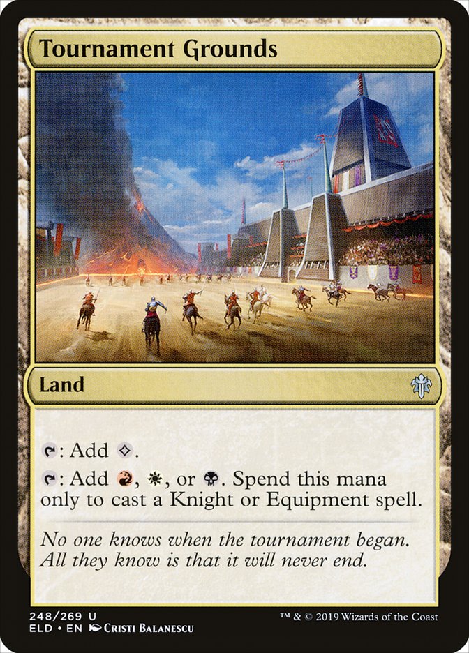 Tournament Grounds [Throne of Eldraine] MTG Single Magic: The Gathering    | Red Claw Gaming