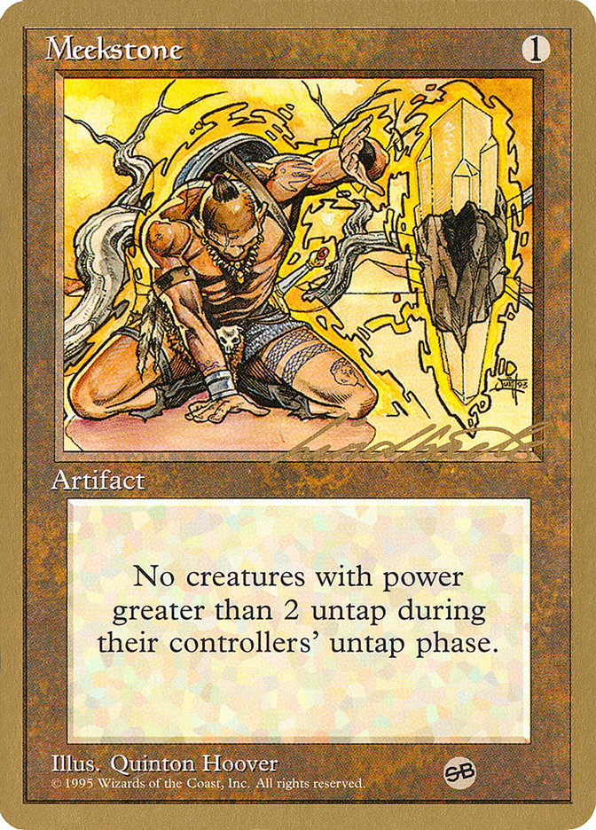 Meekstone (Leon Lindback) (SB) [Pro Tour Collector Set] MTG Single Magic: The Gathering    | Red Claw Gaming