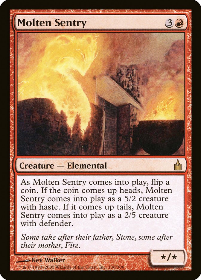 Molten Sentry [Ravnica: City of Guilds] MTG Single Magic: The Gathering    | Red Claw Gaming